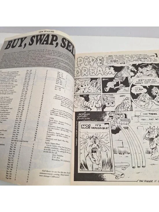 CARtoons Magazine Poster Calendar Monster Truck Oct Dec 89 Aug 91 Vintage Lot - Picture 14 of 16